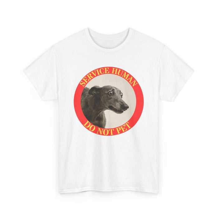 Service Human Do Not Pet T-Shirt — Funny Service Dog Tee