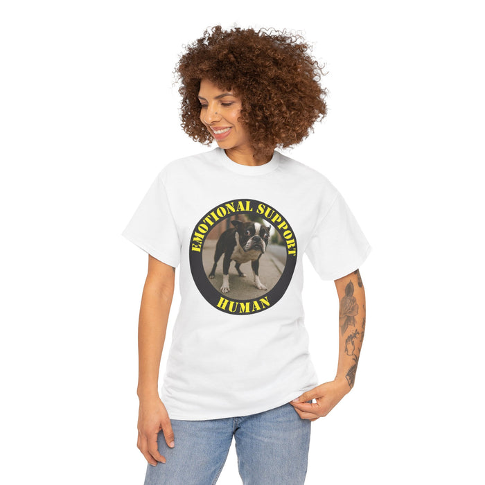 Emotional Support Human Tee — Funny Dog Pet Lover T-Shirt
