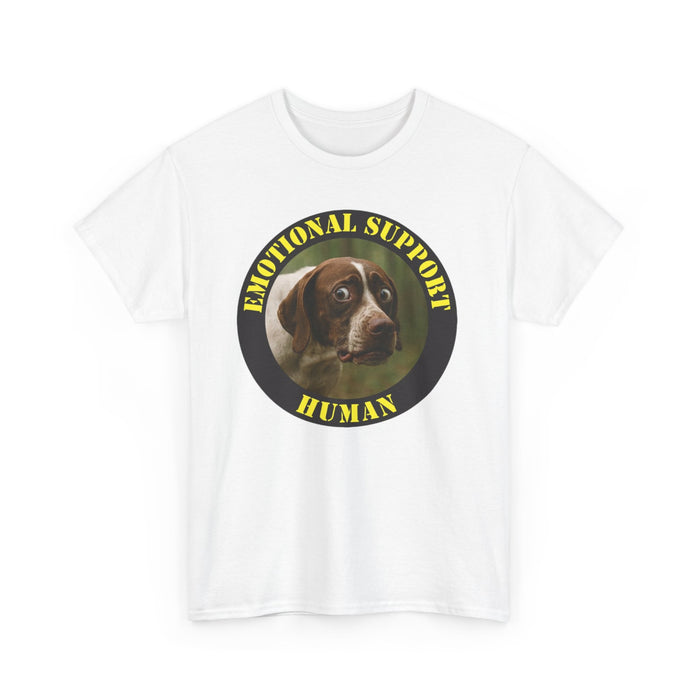 Emotional Support Human T‑Shirt – Cute Springer Spaniel Pet Therapy Tee