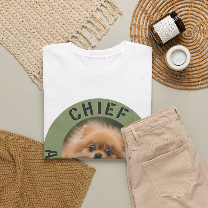 Chief Anxiety Officer Dog T-Shirt — Funny Pomeranian Pet Tee
