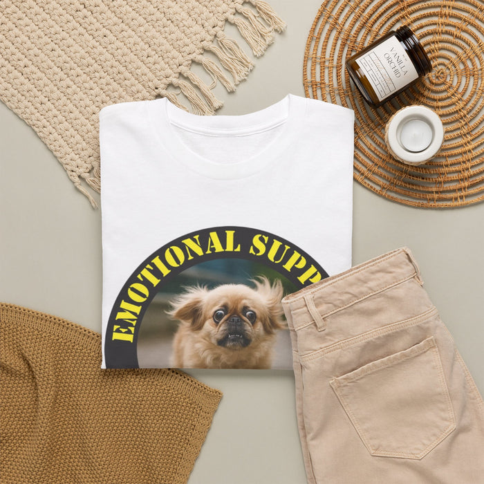 Emotional Support Human T-Shirt — Funny Pug Dog Comfort Tee