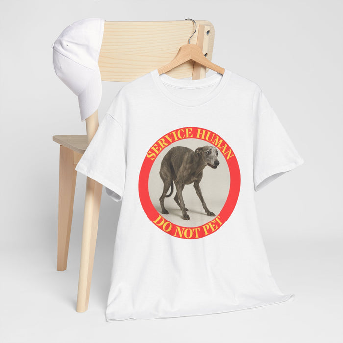 Service Human “Do Not Pet” T‑Shirt — Funny Service Dog Parody Tee