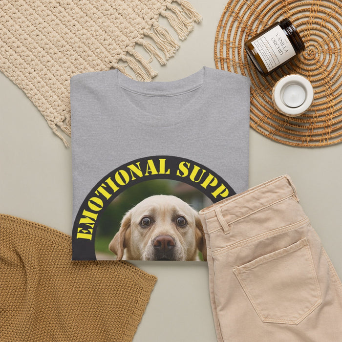 Emotional Support Human T-Shirt — Cute Labrador Pet Therapy Tee