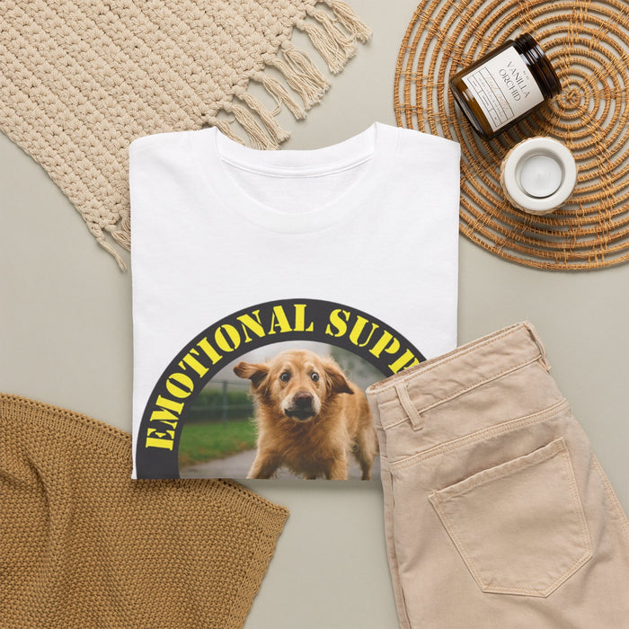 Emotional Support Human T-Shirt — Cute Dog Photo Tee