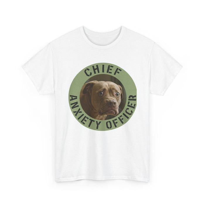 Chief Anxiety Officer Dog T-Shirt
