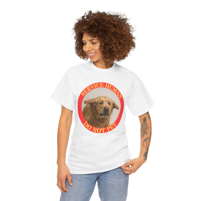 T-Shirt — “Service Human Do Not Pet” Service Dog Support Tee