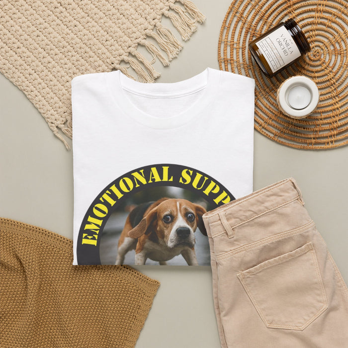 Emotional Support Human T‑Shirt – Funny Dog Therapy Tee