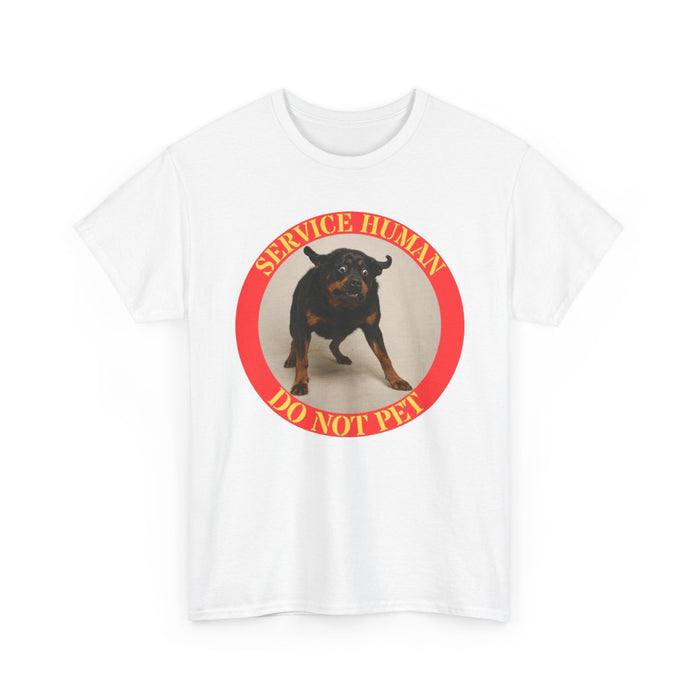 Service Dog Tee - “Service Human Do Not Pet” Graphic T-Shirt