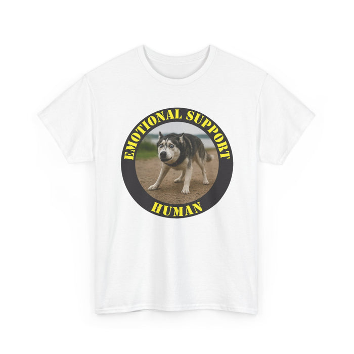 T-Shirt — "Emotional Support Human" Dog Graphic Tee