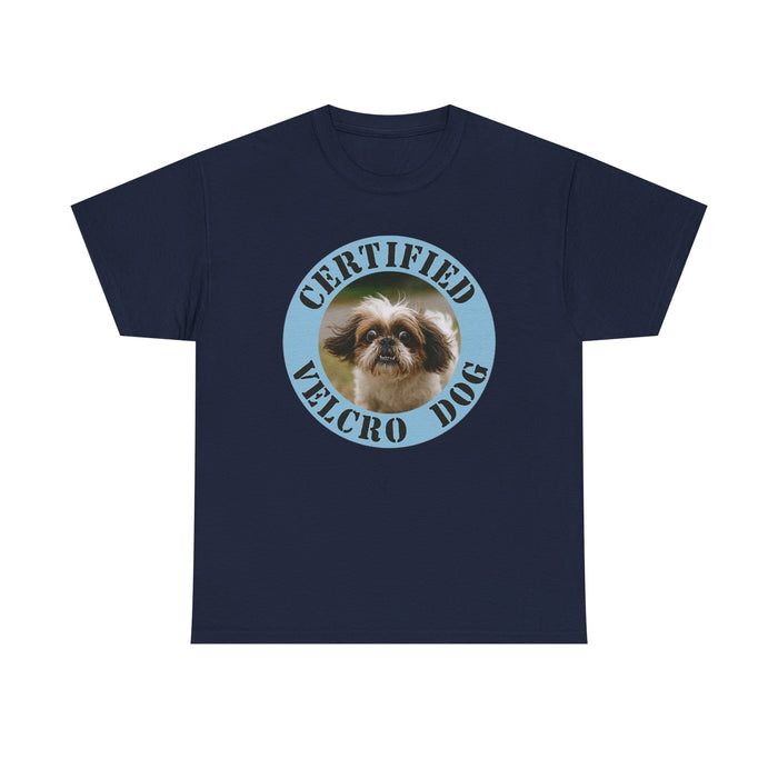 Certified Velcro Dog T‑Shirt — Cute Shih Tzu Pet Lover Tee