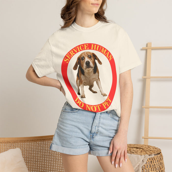 Service Human “Do Not Pet” T-Shirt — Funny Service Dog Awareness Tee