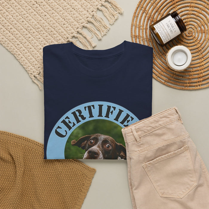 Certified Velcro Dog T-Shirt — Funny Dog Lover Tee
