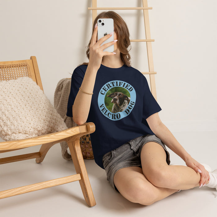 Certified Velcro Dog T-Shirt — Funny Dog Lover Tee