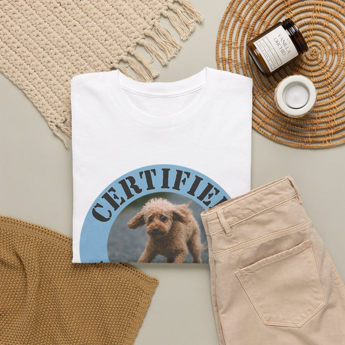 Certified Velcro Dog T-Shirt — Cute Funny Puppy Graphic Tee