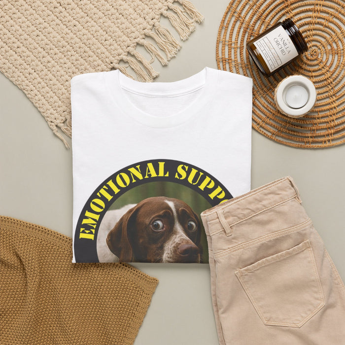 Emotional Support Human T‑Shirt – Cute Springer Spaniel Pet Therapy Tee
