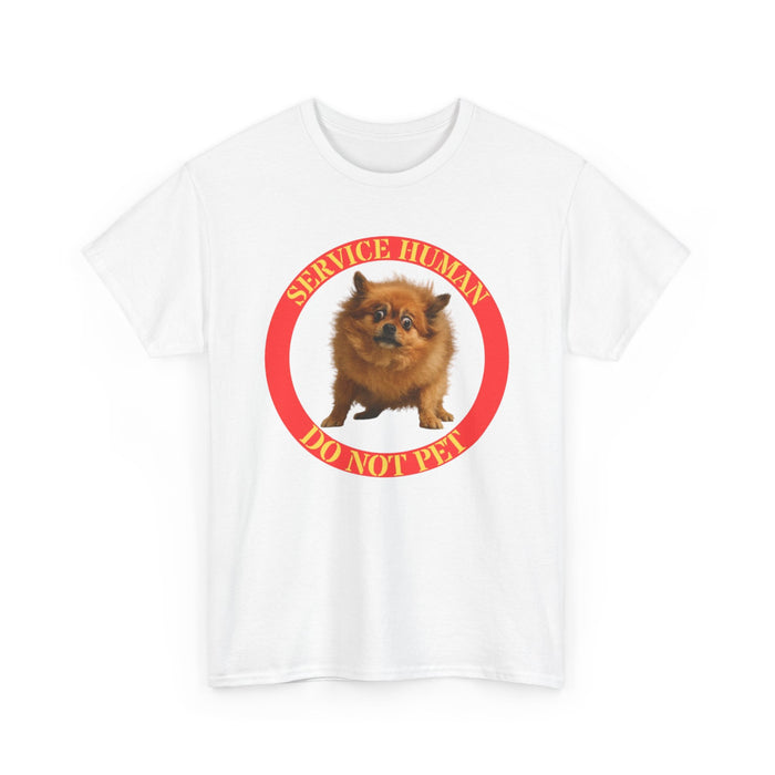 Pomeranian 'Service Human Do Not Pet' Tee