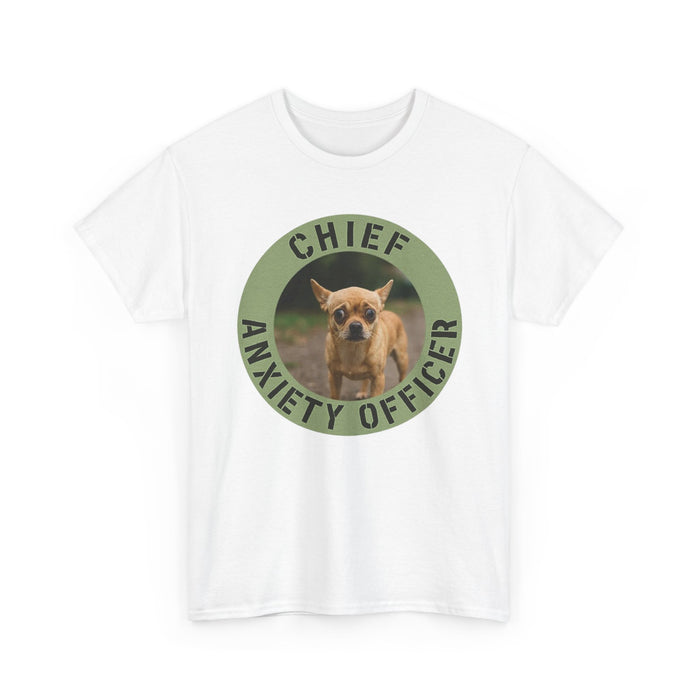 Chief Anxiety Officer T-Shirt — Funny Dog Graphic Tee