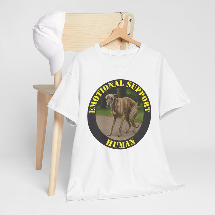 Emotional Support Human T-Shirt — Funny Rescue Dog Graphic Tee