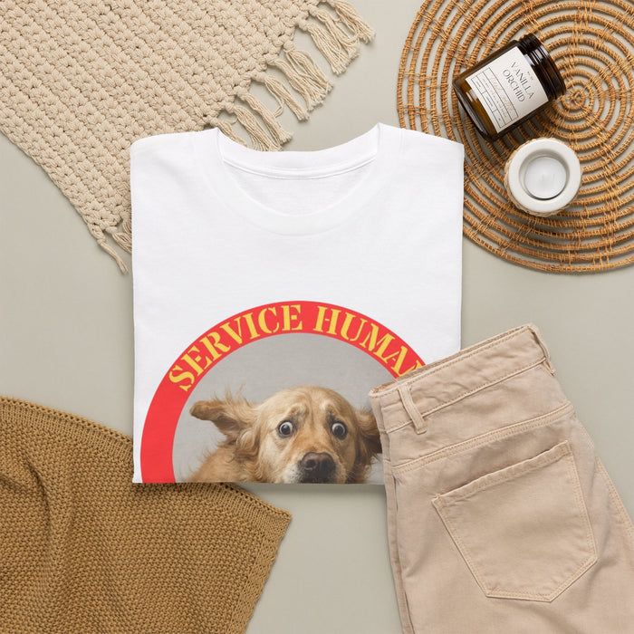 Service Human Do Not Pet T-Shirt — Funny Service Dog Awareness Tee