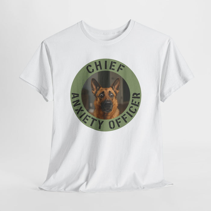 Chief Anxiety Officer Dog T-Shirt