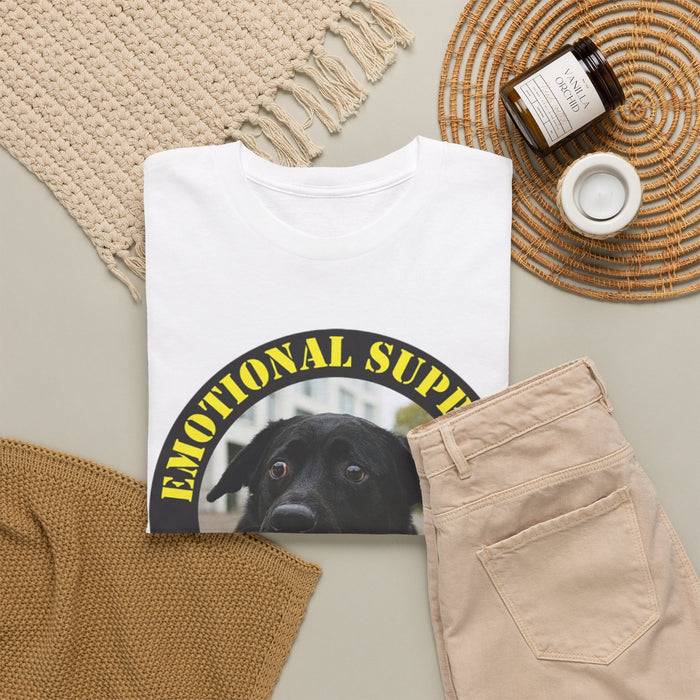 Emotional Support Human T‑Shirt — Funny Dog Support Animal Tee