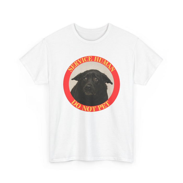 Service Dog Tee "Service Human Do Not Pet" – Service Dog Awareness T-Shirt