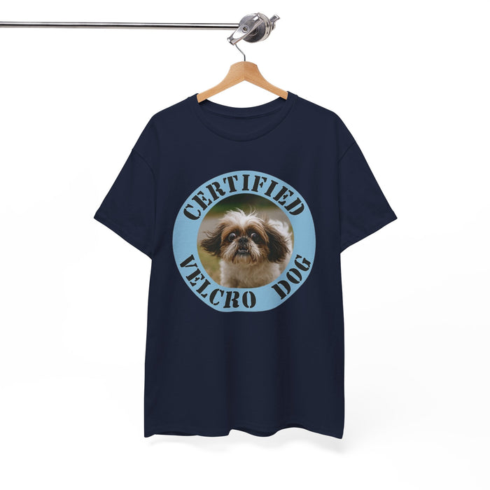 Certified Velcro Dog T‑Shirt — Cute Shih Tzu Pet Lover Tee