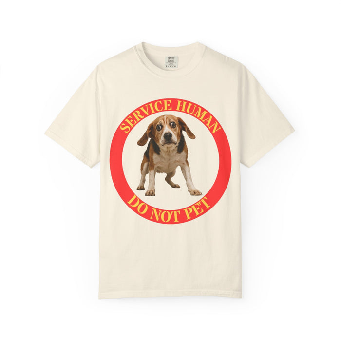 Service Human “Do Not Pet” T-Shirt — Funny Service Dog Awareness Tee