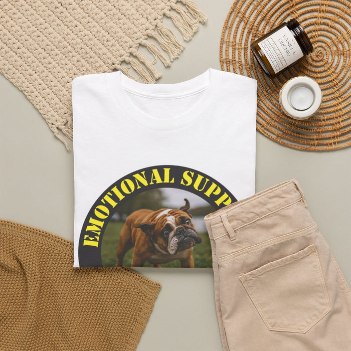 T‑Shirt — “Emotional Support Human” Dog Graphic Tee