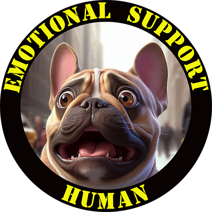 H1 Emotional Support Human Tee - Unisex Cotton Shirt, Funny Dog Lover Gift, Pet Parent Apparel, Quirky Graphic Tee, Supportive Humor Wear..