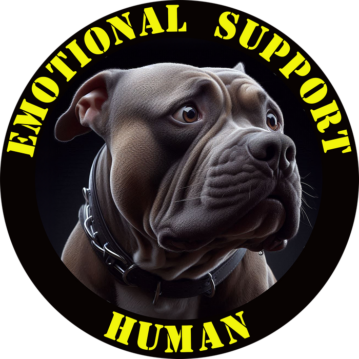 Emotional Support Human Tee - Unisex Cotton Shirt, Funny Dog Lover Gift, Pet Parent Apparel, Quirky Graphic Tee, Supportive Humor Wear