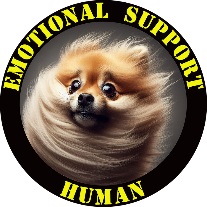 Emotional Support Human Tee - Unisex Cotton Shirt, Funny Dog Lover Gift, Pet Parent Apparel, Quirky Graphic Tee, Supportive Humor Wear